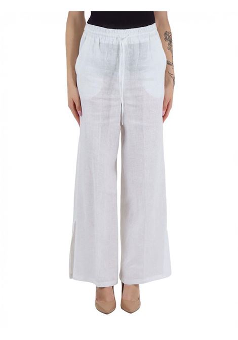 pantalone lungo in tela di puro lino lavata Emme Marella | DANCE006